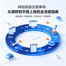汉源建站-网站改版注意事项：从调研到平稳上线的全流程指南