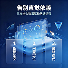 雅安建站-告别直觉依赖：三步学会数据驱动网站运营