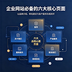 雅安建站-企业网站必备的六大核心页面